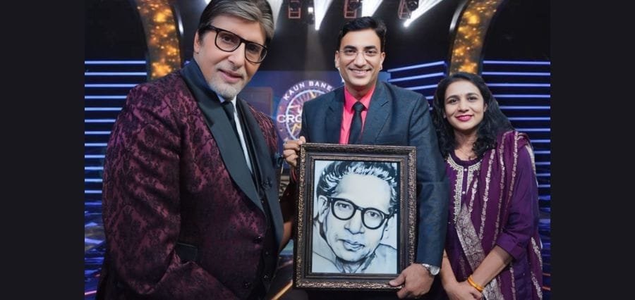 Dr. Arpit Chopra Jain Honored on Kaun Banega Crorepati; Presents Amitabh Bachchan a Special Portrait of Harivansh Rai Bachchan